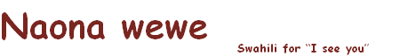 Swahili for “I see you”